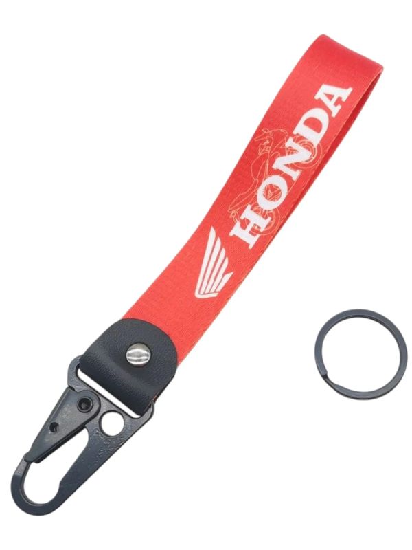 Брелок Honda тканевый с карабином, 19х2,5 см изображение 3