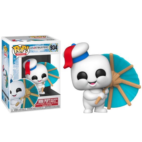 Фигурка Funko POP!Зефирный Человечек с зонтиком (Ghostbusters 3:Mini Puft with Cocktail Umb.)