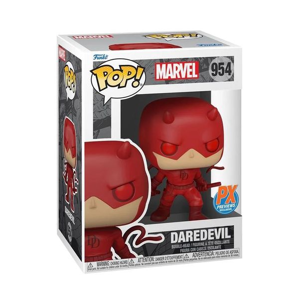 Фигурка Funko POP! Сорвиголова с палками Эксклюзив (Daredevil with Batons) Exclusive Previews изображение 2