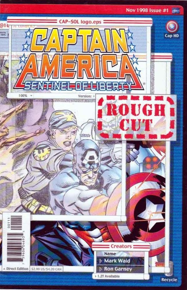 Captain America Sentinel Of Liberty #1 Rough Cut