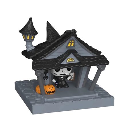 Фигурка Funko Bitty POP! Джек Скелингтон в доме - Кошмар перед Рождеством  (Jack Skellington)