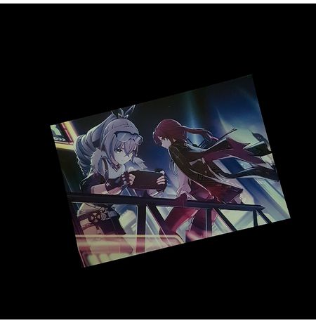 Постер Honkai: Star Rail - Кафка и Серебряный Волк 28х41 см