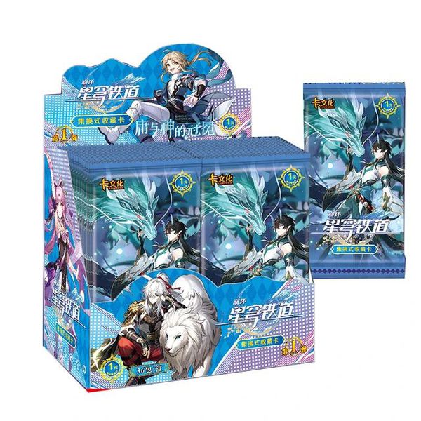 Коллекционные карточки Honkai:Star Rail Тир 1, 8 штук в бустере (Бустер с Дань Хэном)