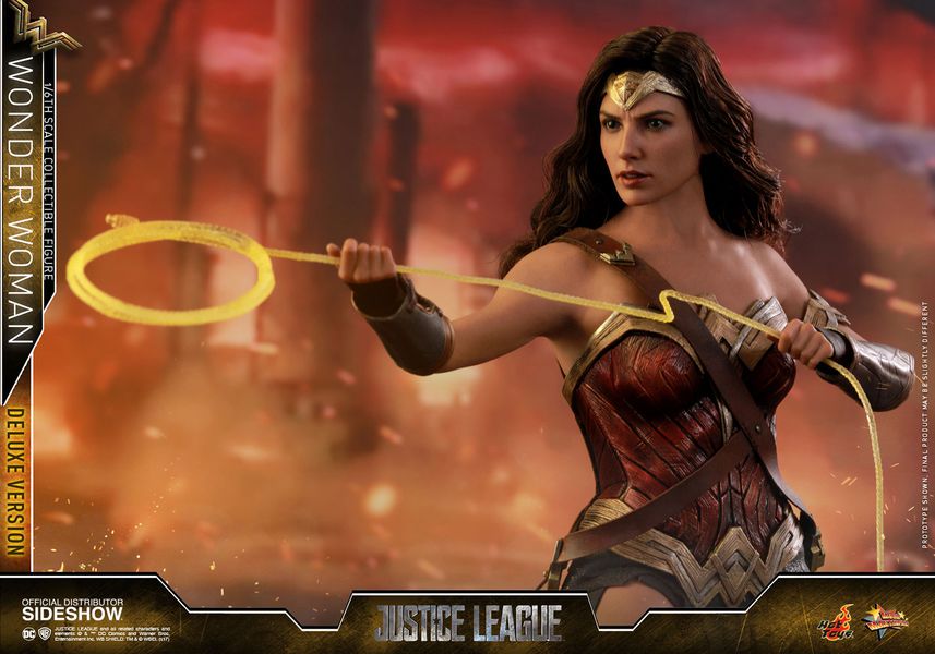 Фигурка Hot Toys - Чудо-Женщина (Justice League Wonder Woman Deluxe Set) 1/6 30 см изображение 6