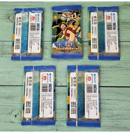 Коллекционные карточки One Piece Тир №1 Набор из 5 бустеров (Большой Куш) изображение 3