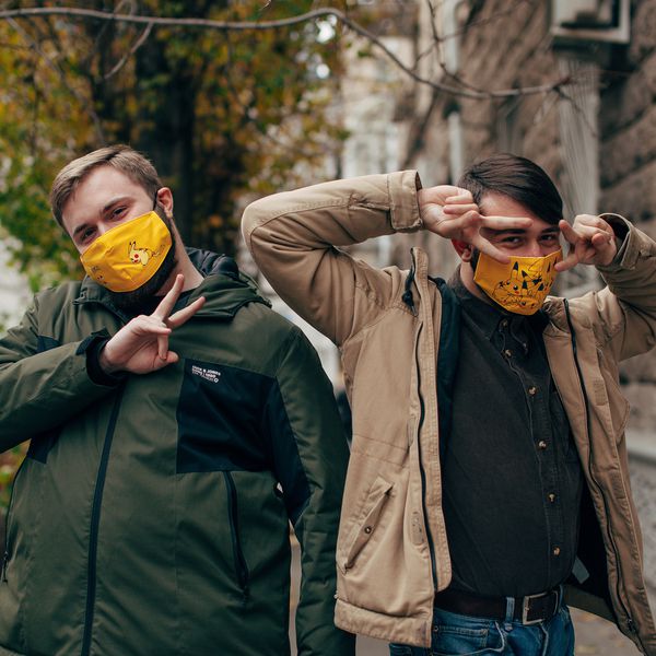 Маска Пикачу Покемон (Pikachu Pokemon) много изображение 2