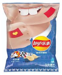 Чипсы Lay's со вкусом конфет White Rabbit, 65г