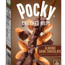 Pocky Crushed Nuts Кусочки миндаля в темном шоколаде 25 г