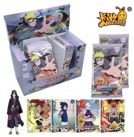 Коллекционные карточки Наруто Категория А+ 5 штук в бустере (Naruto)