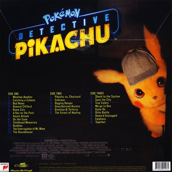 Виниловая пластинка Pokemon Detective Pikachu (By Henry Jackman) изображение 2