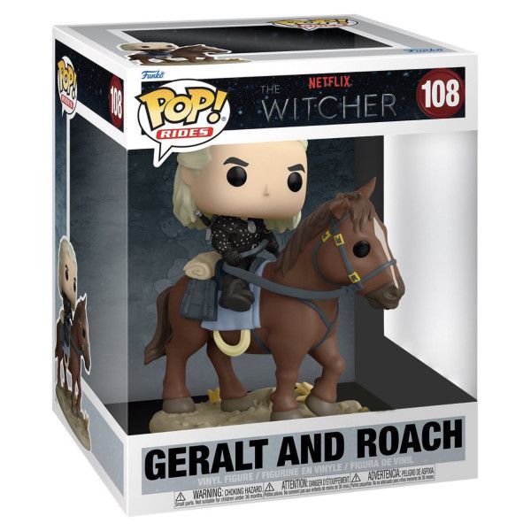 Фигурка Funko POP! Ведьмак Геральт и Плотва Эксклюзив (Witcher Geralt and Roach Exclusive) №108 изображение 2