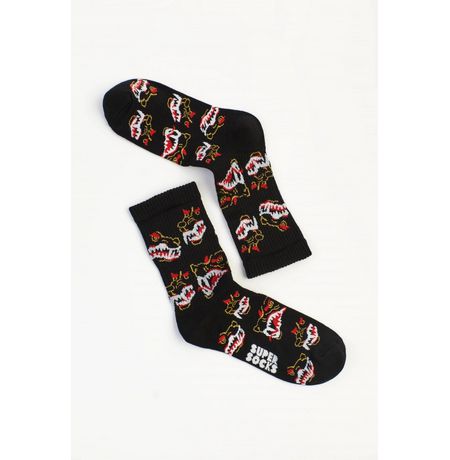 Носки SUPER SOCKS Hellbound - Адская Гончая черные (размер 40-45)