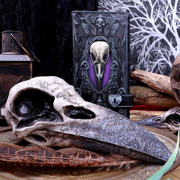 Статуэтка Череп ворона (Edgar's Raven Skull) изображение 4