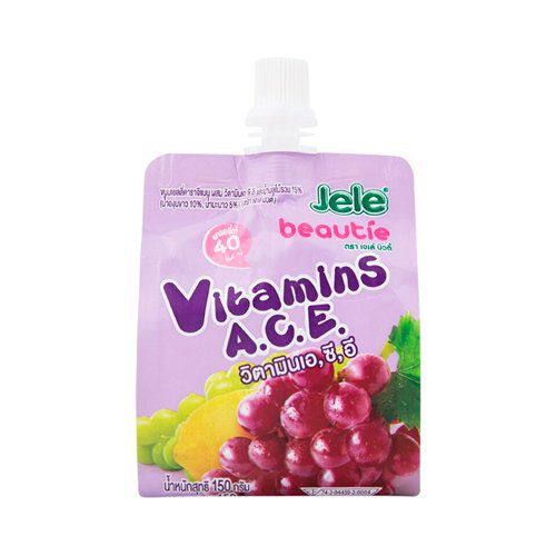Желе Jele Beautie Фруктовый Микс + Виноград, витамин A, C, E 150 г