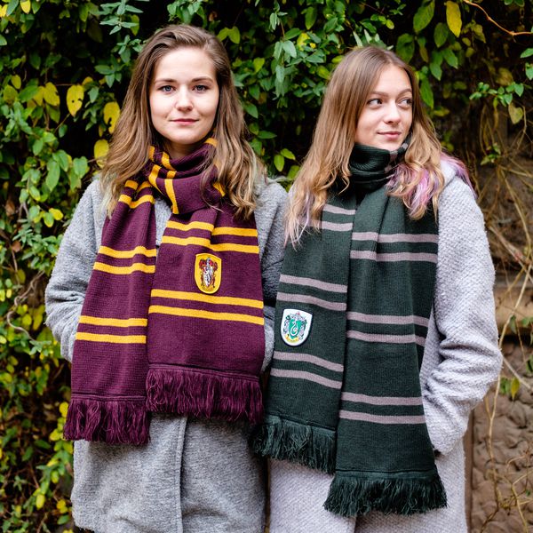 Шарф Гарри Поттер Слизерин (Harry Potter: Slytherin) с узкими полосками изображение 4