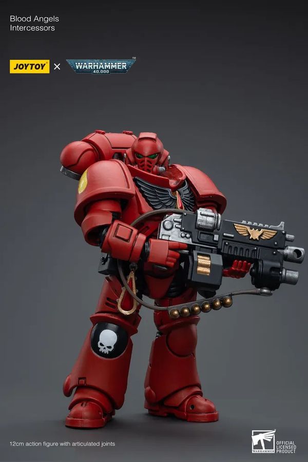 Фигурка Warhammer 40000 - Кровавый Ангел Заступник (Blood Angels Intercessors JOYTOY) 1:18 изображение 7