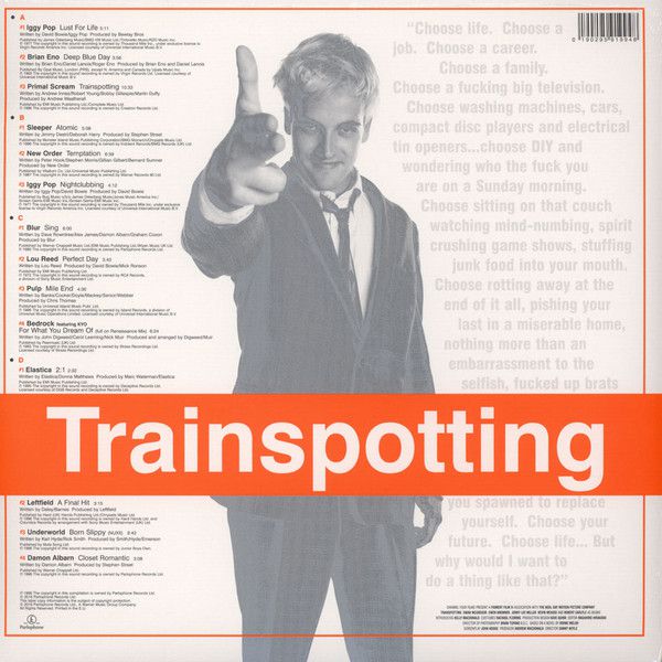 Виниловая пластинка Trainspotting - OST (На Игле - Саундтрек 180 гр) изображение 2