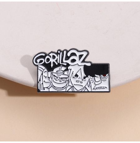 Значок Gorillaz (пин, металл) изображение 3