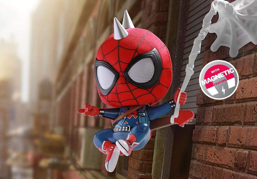 Фигурка-башкотряс Человек-Паук Панк (Spider-Man - Spider-Punk) 14 см