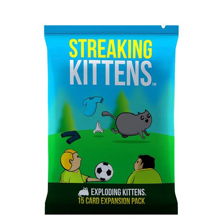 Настольная игра-дополнение Exploding Kittens - Streaking Kittens Expansion Pack №2