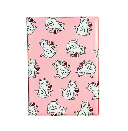 Обложка на паспорт Котик с винишком