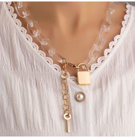 Цепь Замок и ключ, прозрачная изображение 4