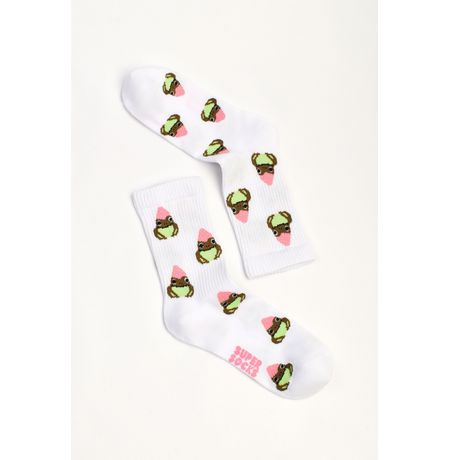 Носки SUPER SOCKS Жаба под ягодкой (размер 35-40) изображение 3