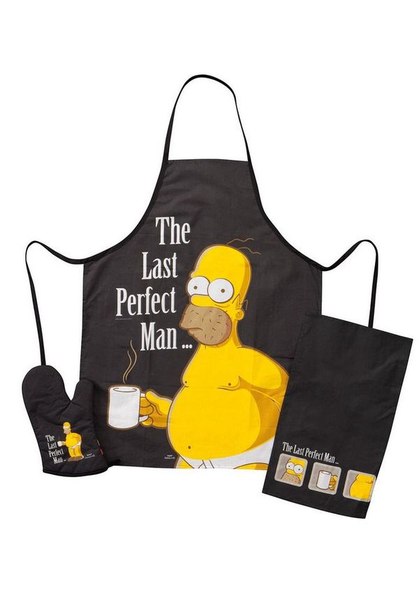 Подарочный набор Симпсоны - Гомер (Фартук, полотенце, прихватка - The Simpsons)