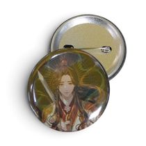 Значок Благословение Небожителей - Се Лянь (черно-золотой) 4,5 см