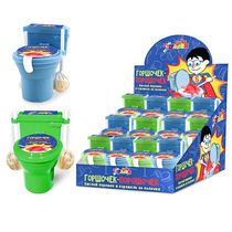 SUPER JOKER Горшочек-порошочек, кислый порошок и карамель на палочке 15 гр