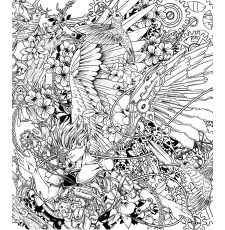 Раскраска-антистресс. Затерянные миры изображение 2