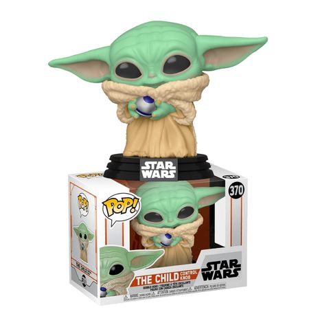 Фигурка Funko POP! Малыш Йода с ручкой управления - Мандалорец (Star Wars - Baby Yoda with Control)