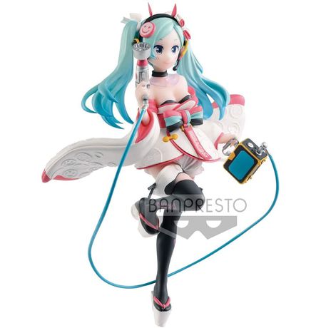 Фигурка Хатсуне Мику в кимоно (Hatsune Miku Espresto Racing Miku 2020) 20 см изображение 3