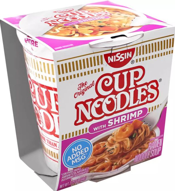 Лапша Nissin Cup Noodles Shrimp