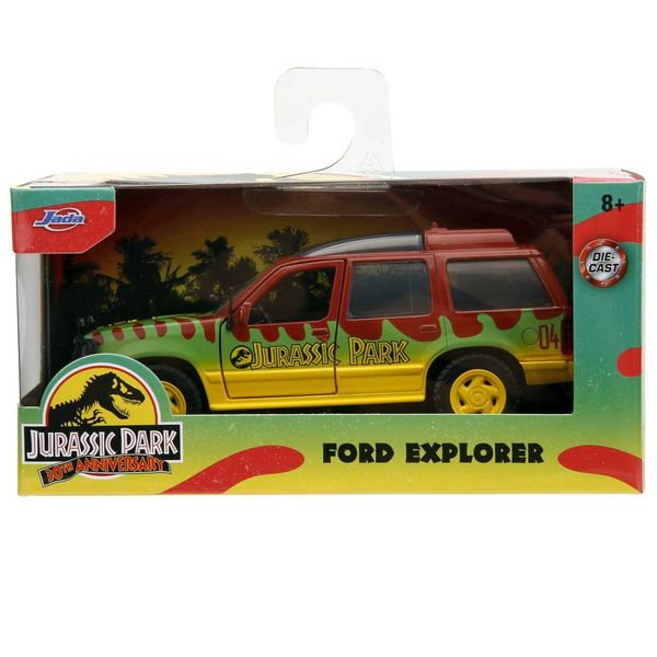 Модель машинки Парк Юрского Периода - Ford Explorer 1:32 (Jurrasic Park - Hollywood Rides) изображение 5