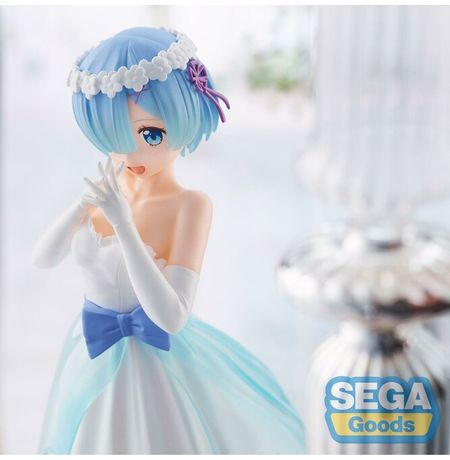 Фигурка Рем в свадебном платье - Жизнь с нуля (Re:Zero - Rem Wedding Dress Ver.) 22 см изображение 2
