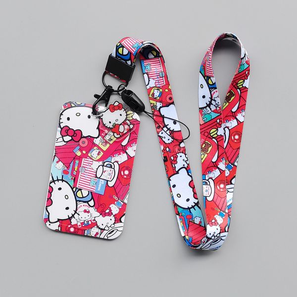 Картхолдер Hello Kitty, пластик 11х6,8 см, 48 см