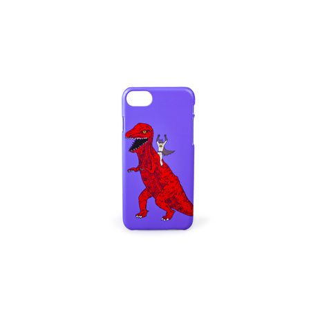 Чехол для iPhone XR Бэтмен на динозавре