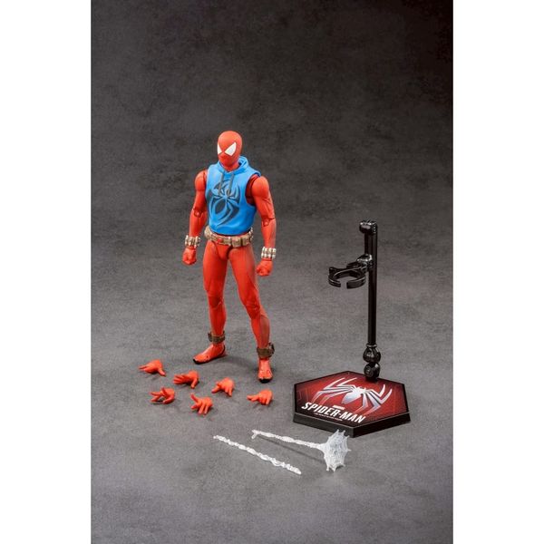 Статуэтка подвижная Бен Рейли: Алый Паук (Scarlet Spider ZD Toys) 19 см лицензия изображение 4