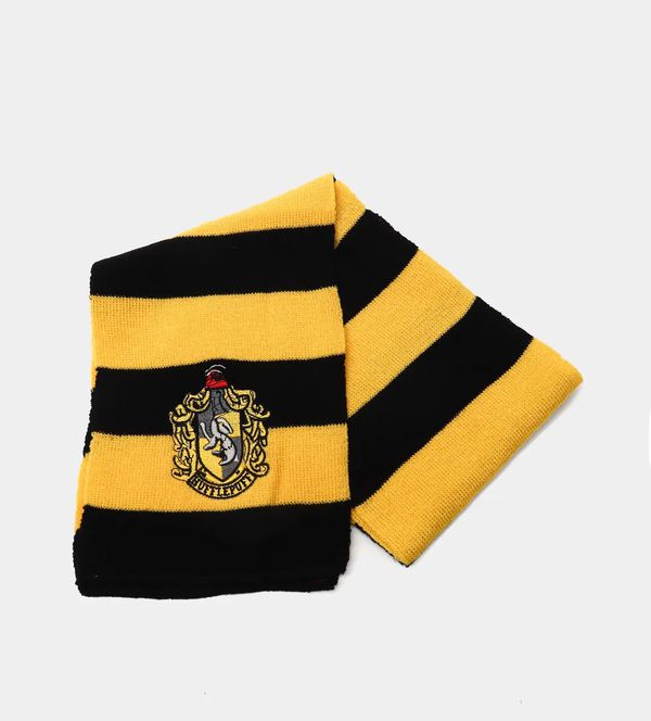 Шарф Пуффендуй - Гарри Поттер с широкими полосками