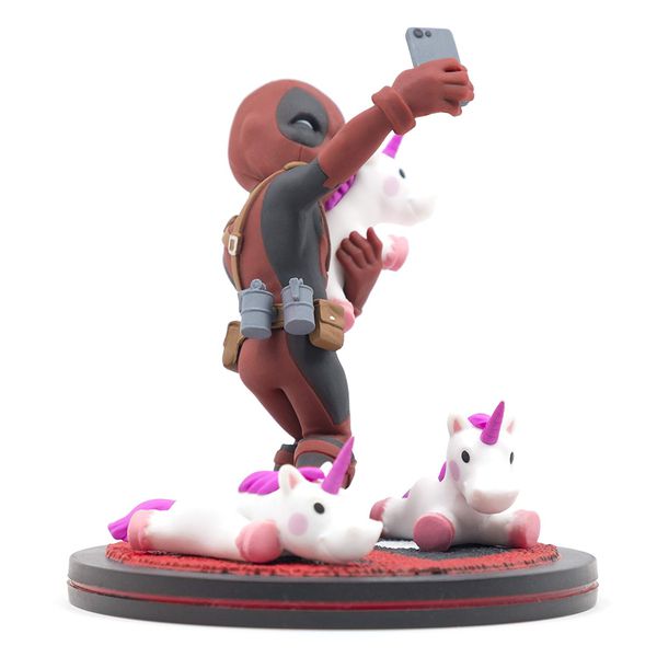 Фигурка Дэдпул - Селфи с единорогами (Deadpool Unicorn Selfie) 10 см изображение 3