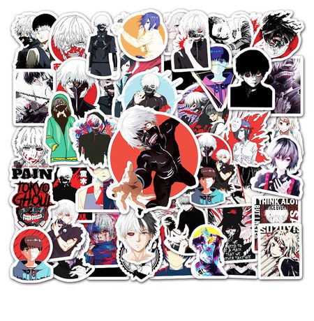 Стикеры Токийский гуль (Tokyo Ghoul) 50 шт