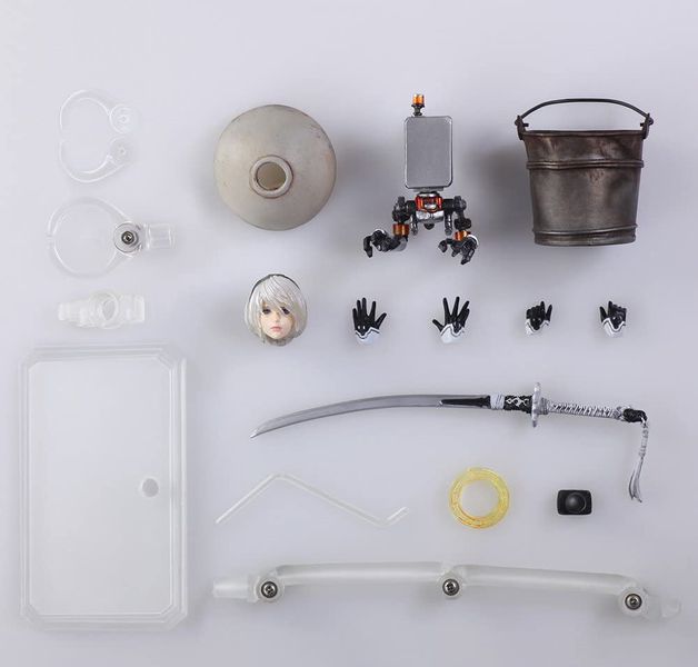 Фигурка NieR Automata 2B & Machine Lifeform Type B Square Enix 15 см изображение 5