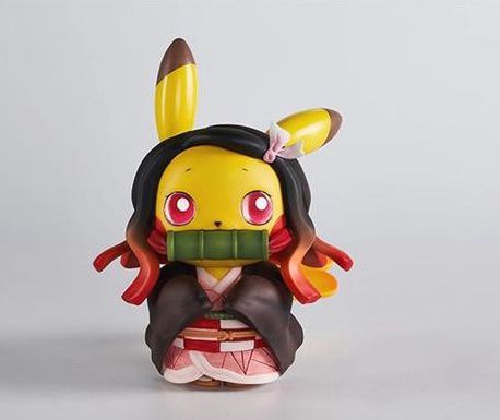 Фигурка Клинок рассекающий демонов Пикачу Незуко (Pikachu Nezuko - Demon Slayer) 13 cм