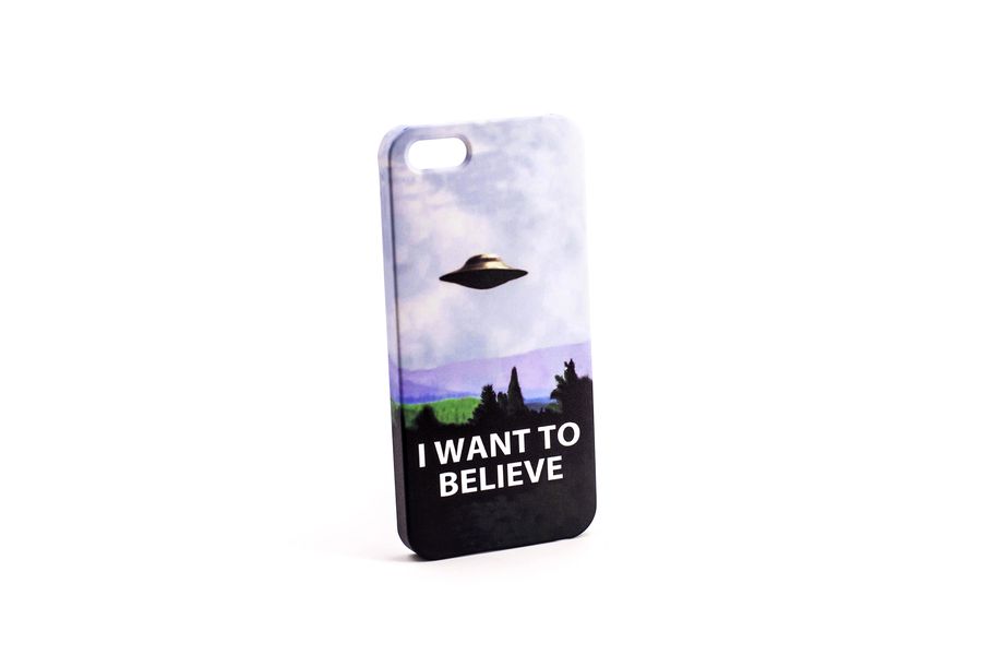 Чехол Секретные материалы: I want to believe для iPhone 5