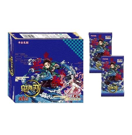 Коллекционные карточки Demon Slayer Тир 1 - 5 штук в бустере (Клинок рассекающий демонов)