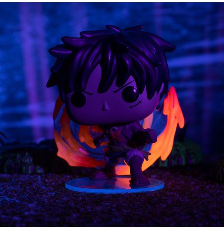 Фигурка Funko POP! One Piece - Луффи Красный Ястреб (Luffy Red Hawk) AAA Anime Exc GITD CHASE изображение 3