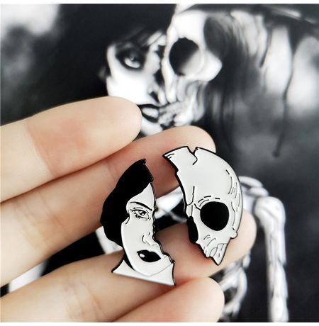 Значки Девушка Череп изображение 2