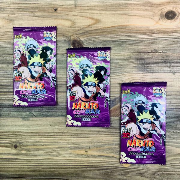 Коллекционные карточки Наруто Тир 2 Серия 6 (Naruto) Набор из 3 бустеров изображение 2