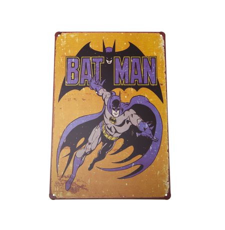 Металлическая табличка Бэтмен